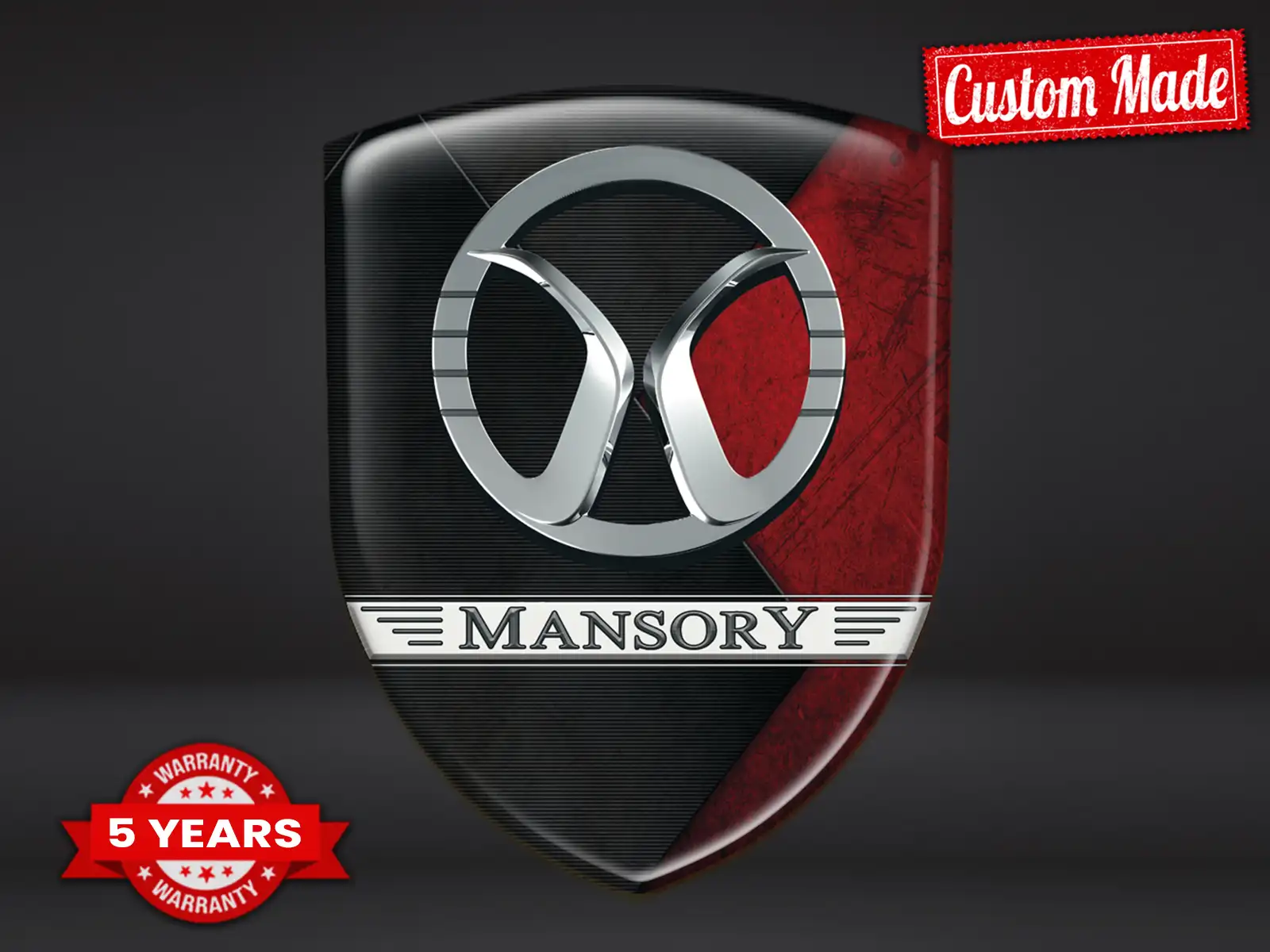 Mansory Adesivi Lettere Auto Max Moderni Pro Stile Durevole